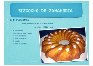 Bizcocho de zanahoria