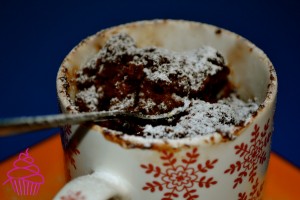 Brownie en una taza