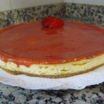 Tarta de queso y fresa