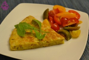 Tortilla de patatas fritas